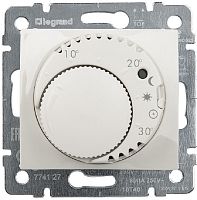 Терморегулятор механический с датчиком без рамки Legrand Valena 0С +30С слоновая кость картинка